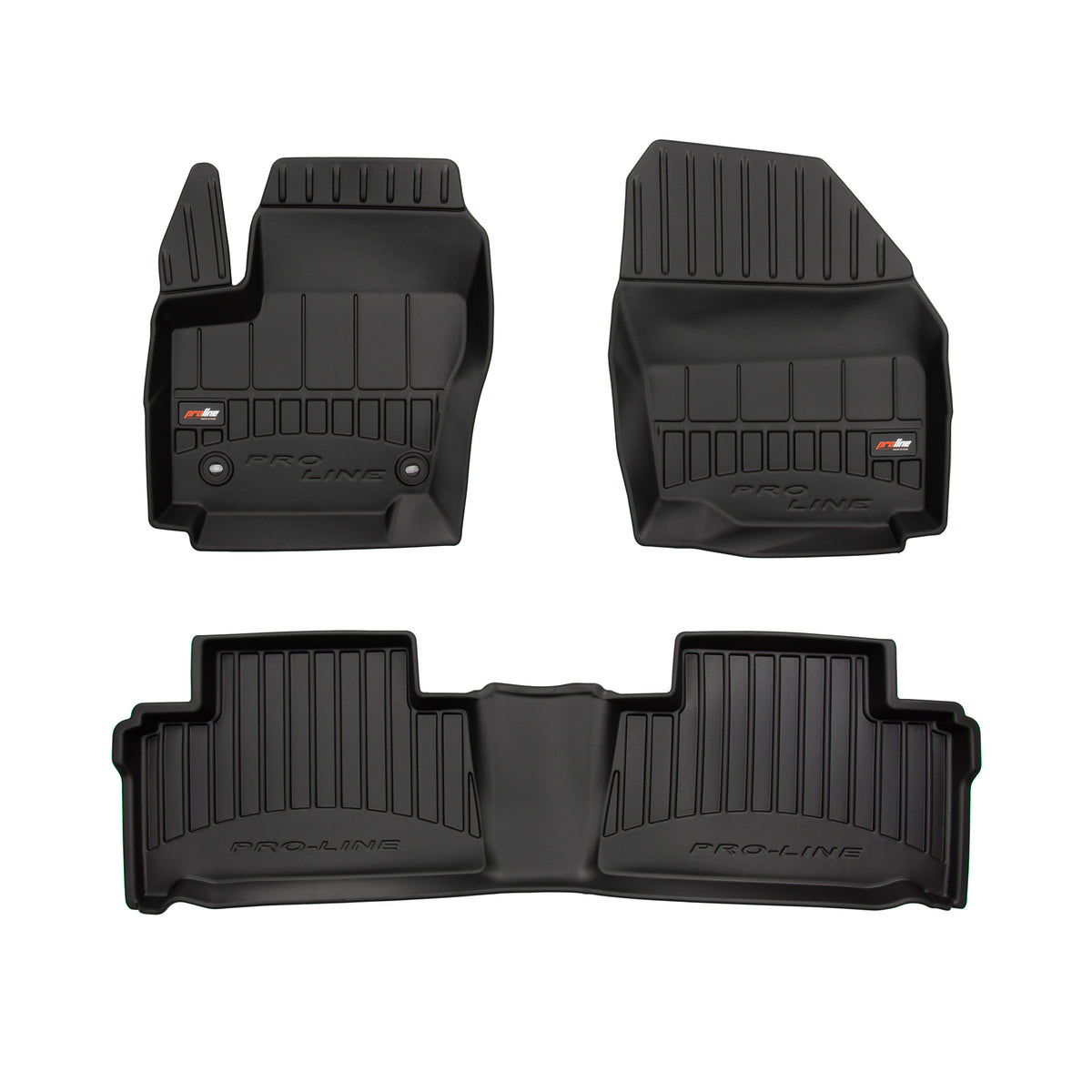 PACK 3 TAPETES BORRACHA PRO-LINE FORD GALAXY II 2009-2015 1ª E 2ª FILA