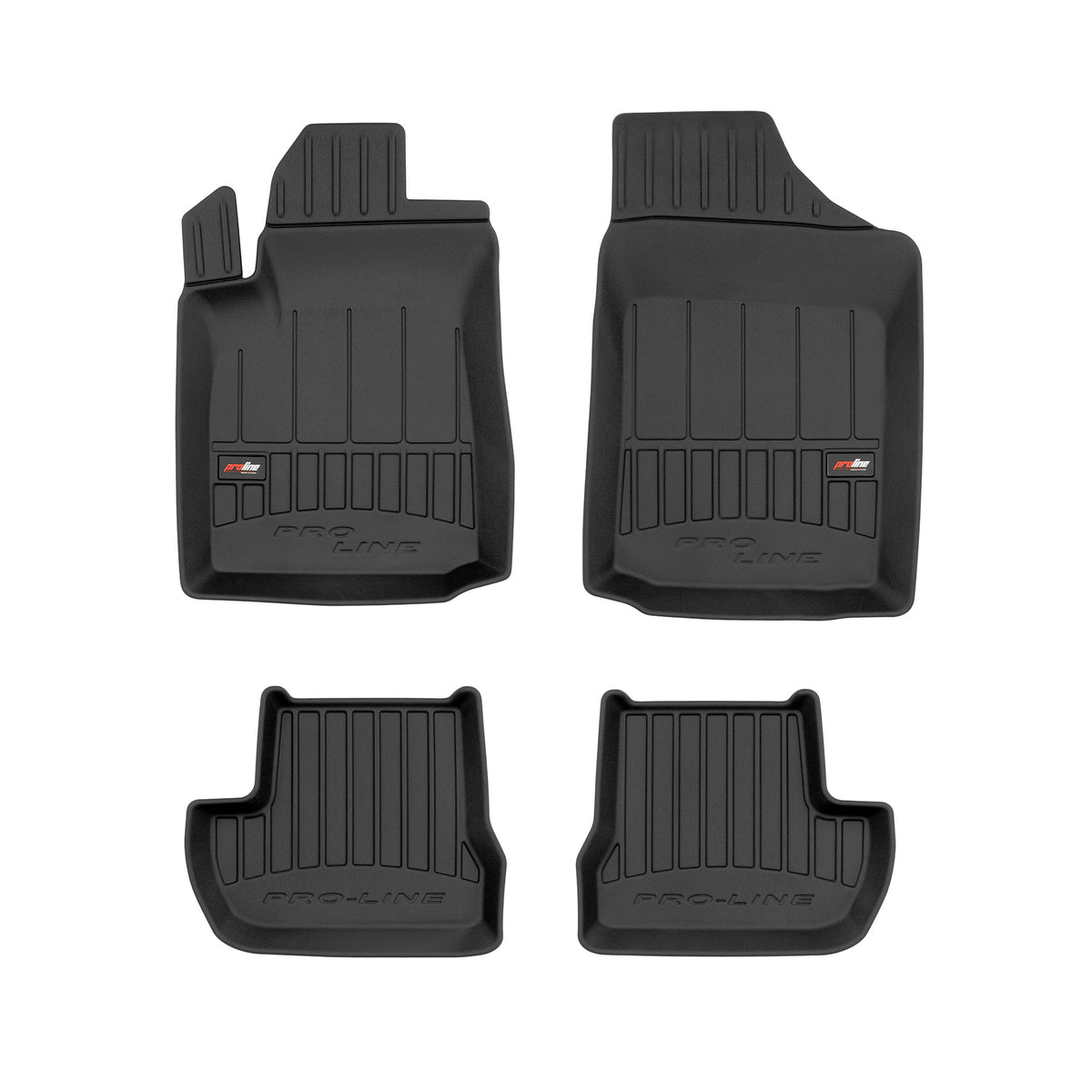 PACK 4 TAPETES BORRACHA PRO-LINE CITROEN C2 2003-2009