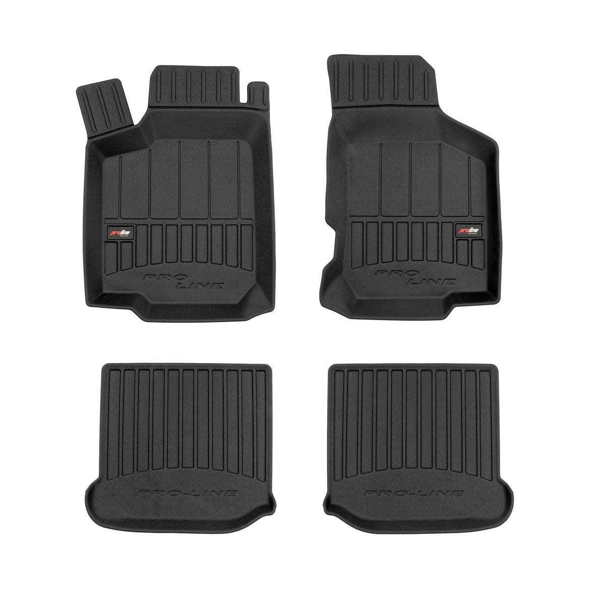 PACK 4 TAPETES BORRACHA PRO-LINE VOLKSWAGEN NEW BEETLE 1997-2010