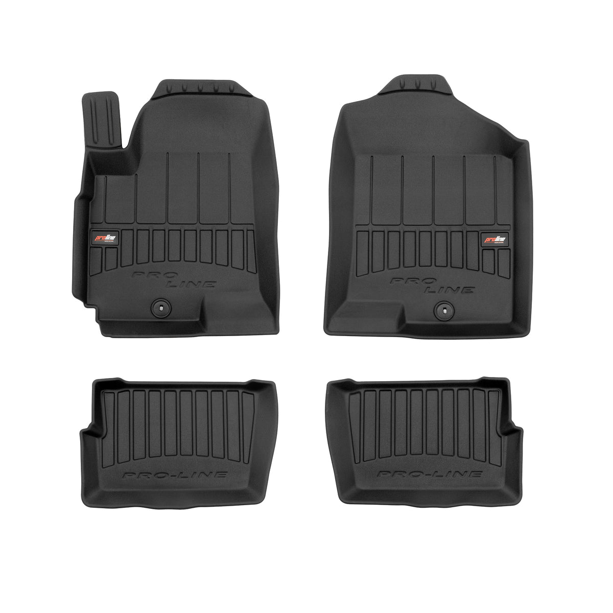 PACK 4 TAPETES BORRACHA PRO-LINE KIA SOUL I 2008-2013