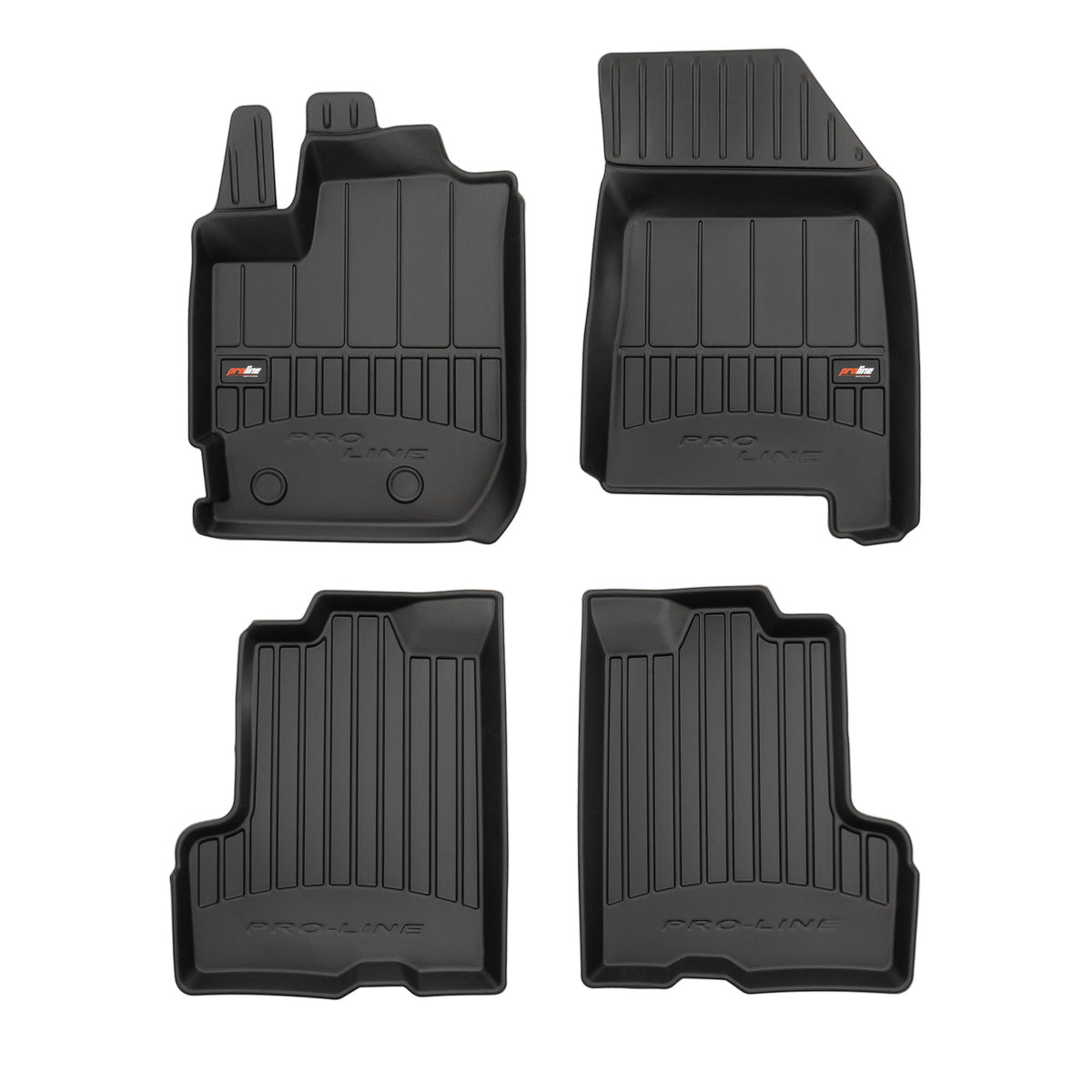 PACK 4 TAPETES BORRACHA PRO-LINE DACIA DUSTER II 2017-2021 PRE-FACELIFT