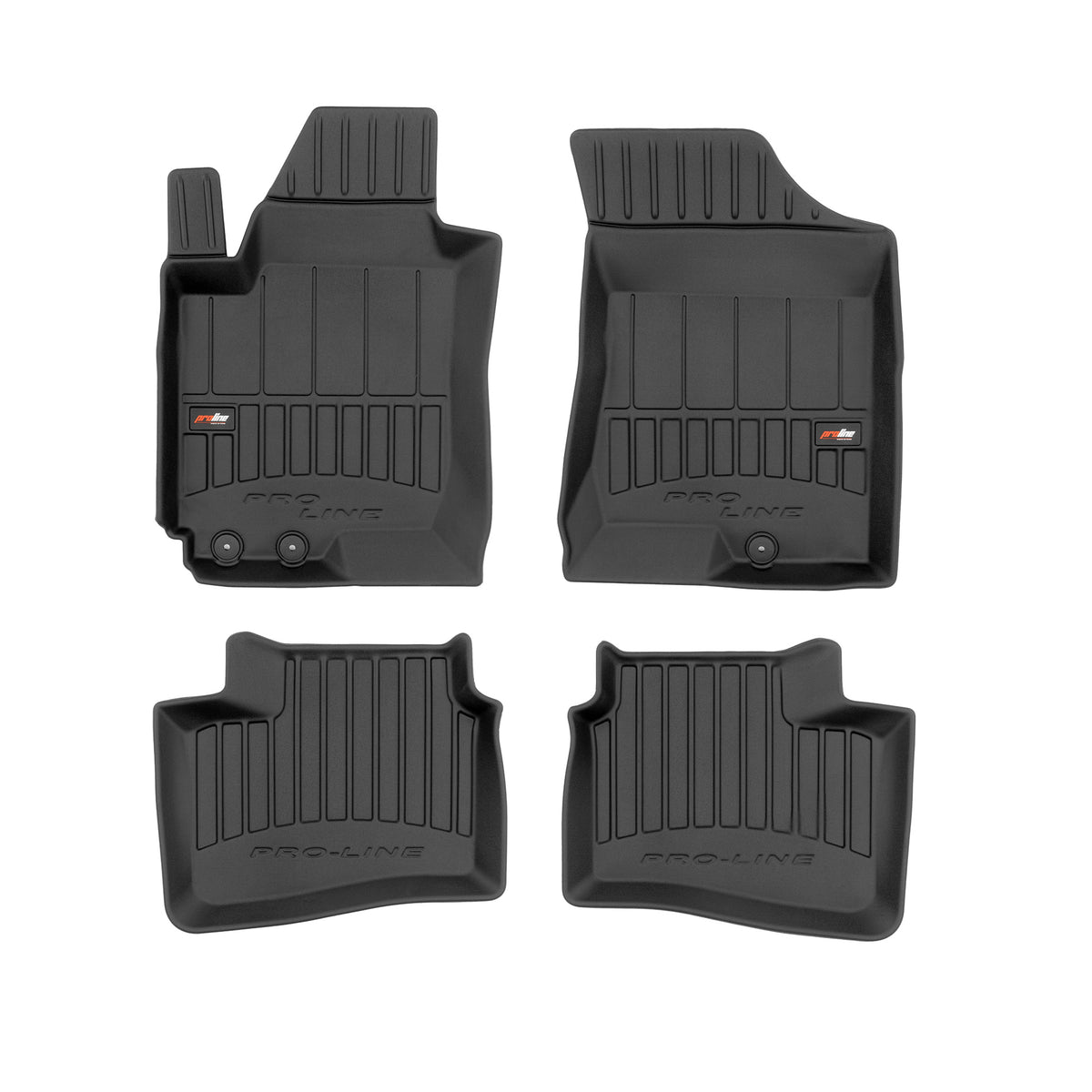 PACK 4 TAPETES BORRACHA PRO-LINE HYUNDAI I30 I HATCHBACK 2007-2012