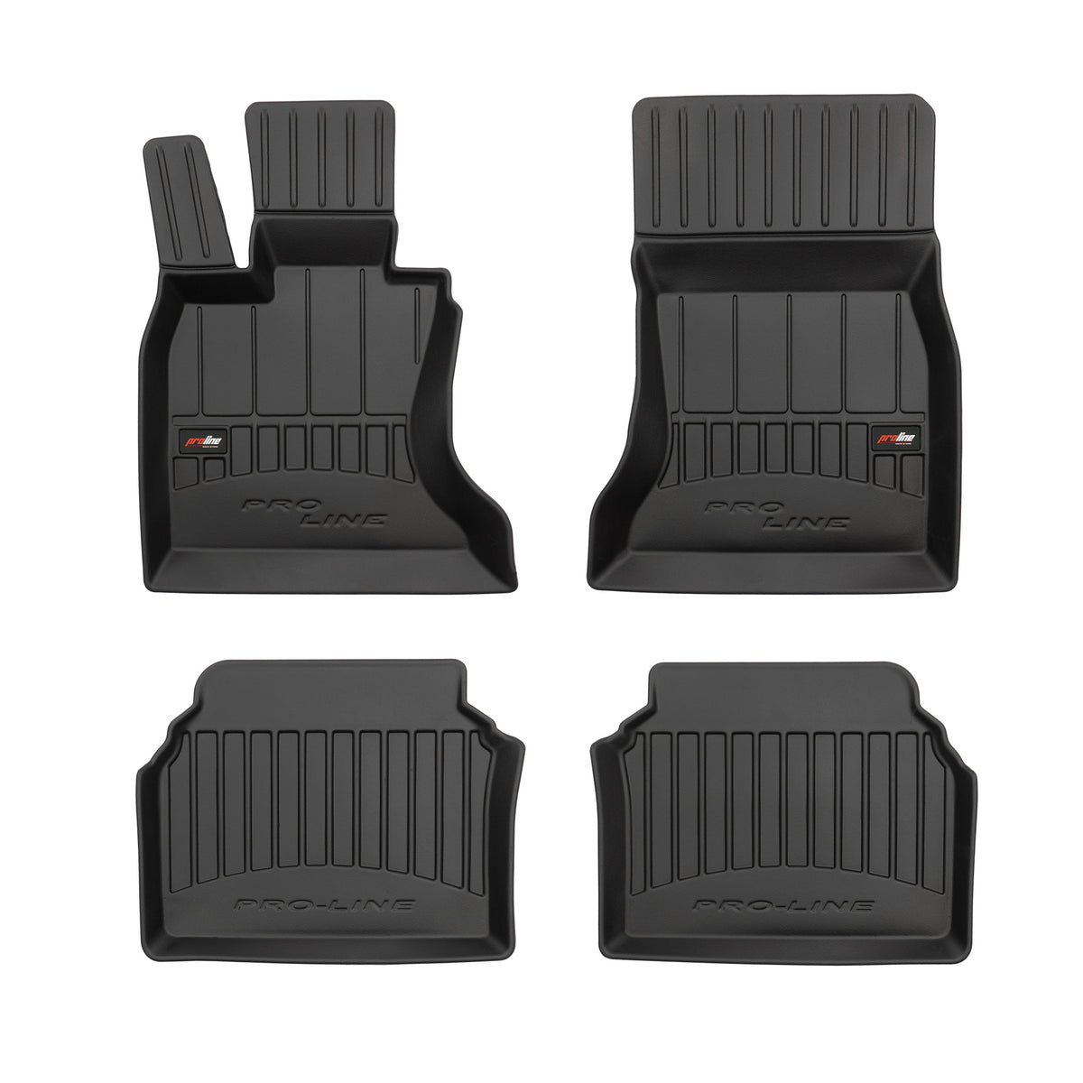 PACK 4 TAPETES BORRACHA PRO-LINE BMW 5 SERIES GRAN TURISMO F07 2009-2017
