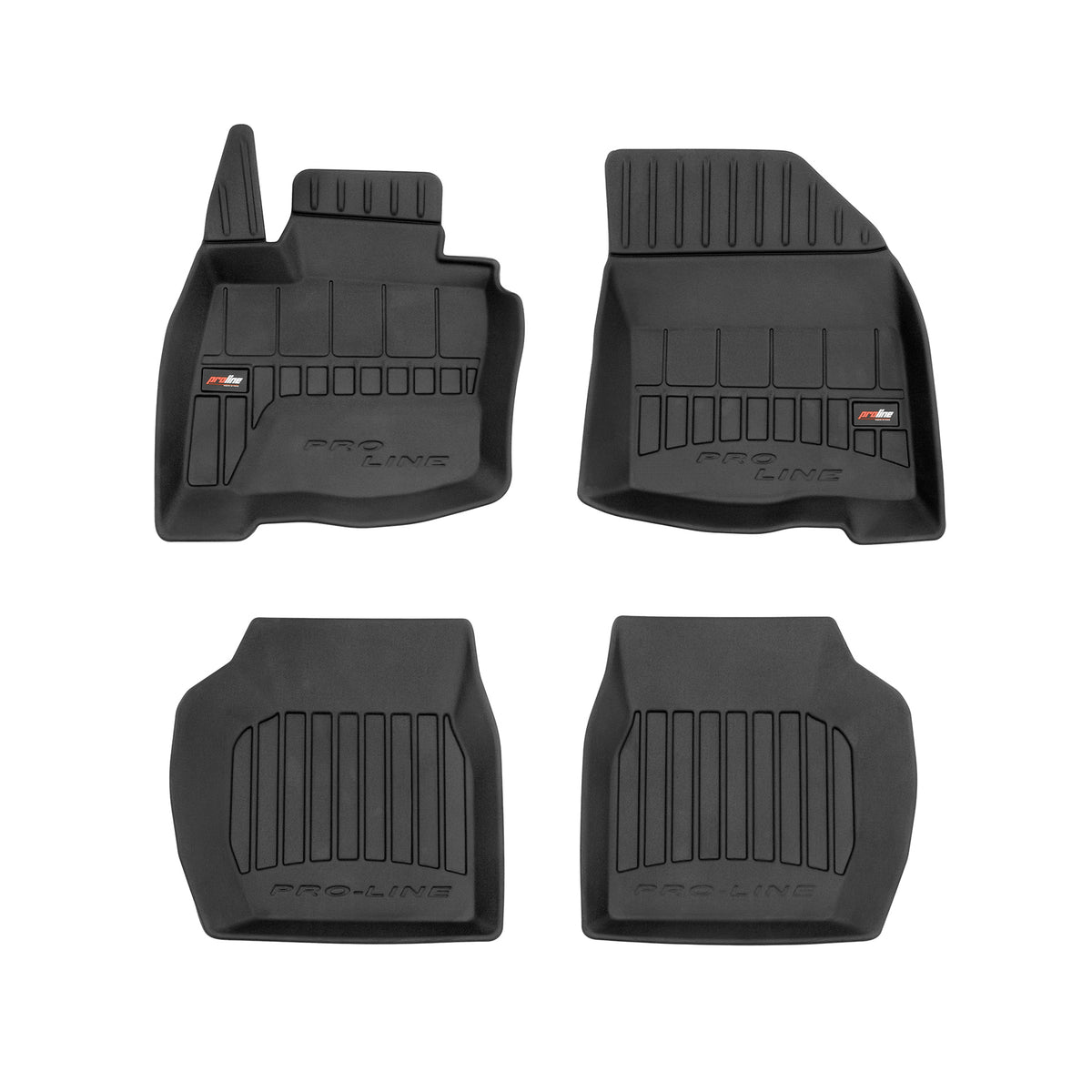 PACK 4 TAPETES BORRACHA PRO-LINE HONDA CIVIC VIII 2006-2011 3 PORTAS