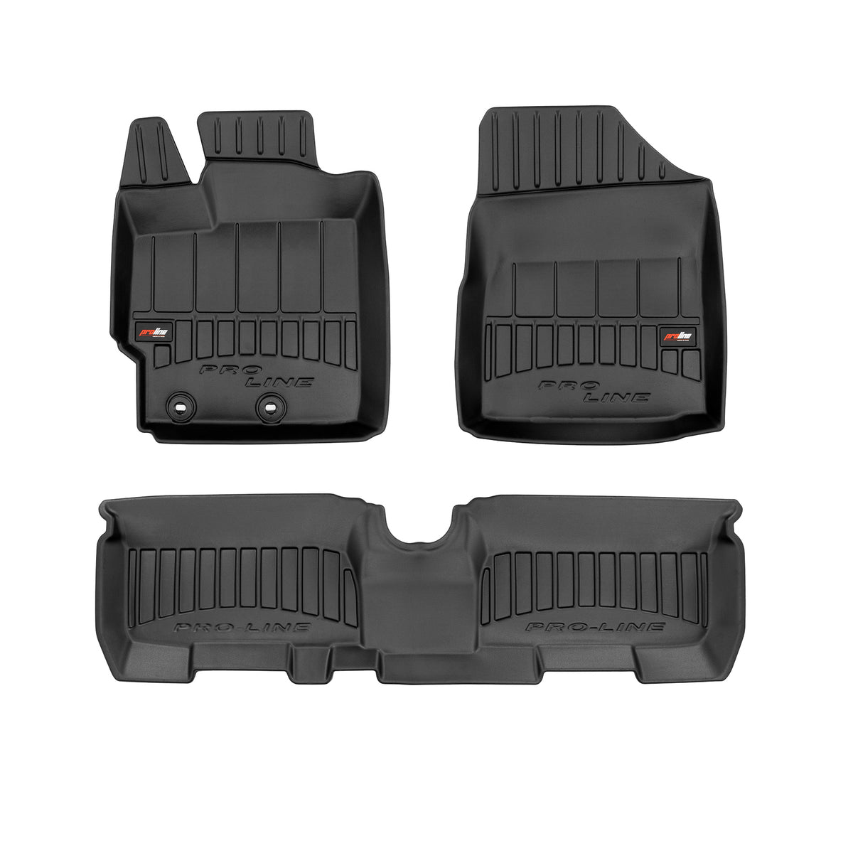 PACK 3 TAPETES BORRACHA PRO-LINE TOYOTA YARIS II 2005-2011