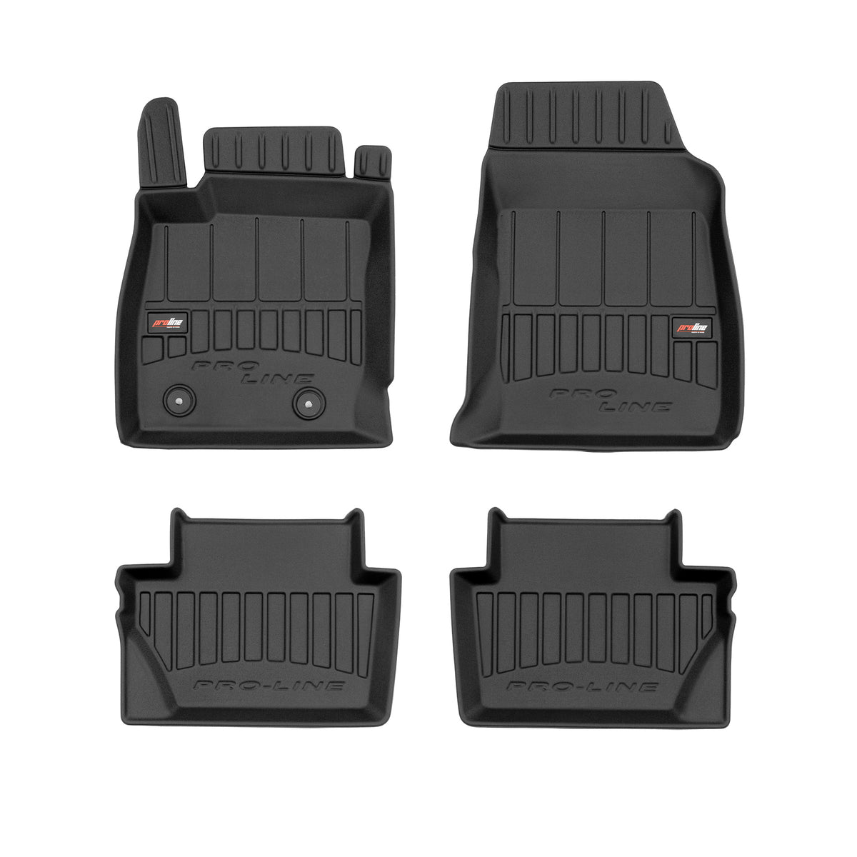 PACK 4 TAPETES BORRACHA PRO-LINE FORD ECOSPORT II 2017-2022 POS-FACELIFT