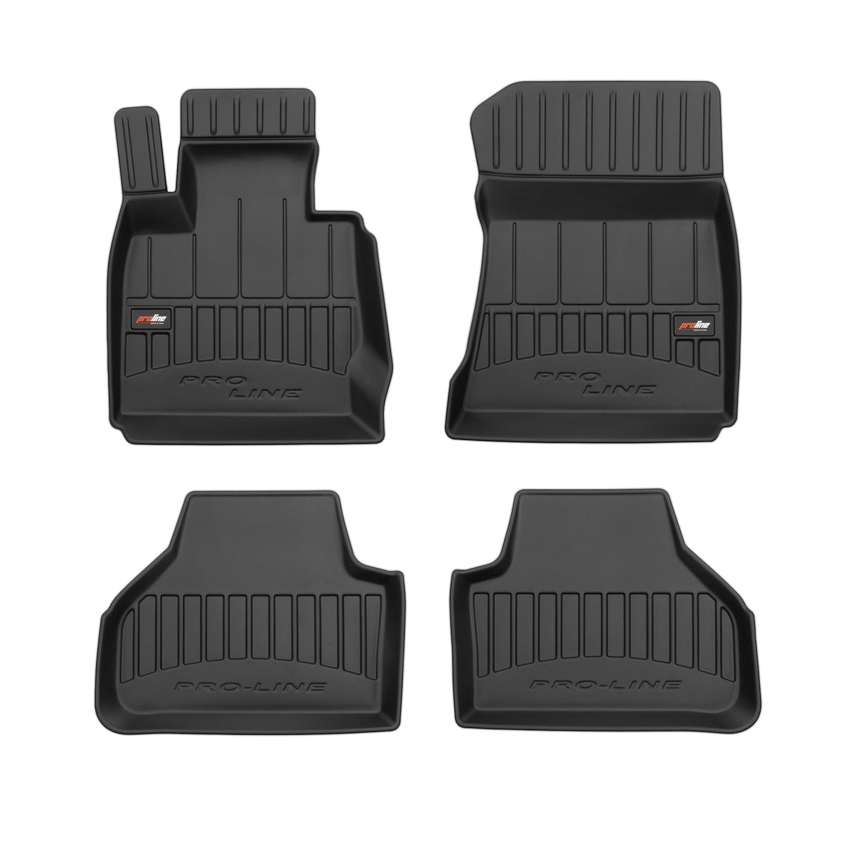 PACK 4 TAPETES BORRACHA PRO-LINE BMW X4 F26 2014-2018