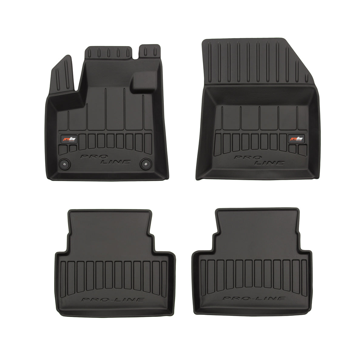 PACK 4 TAPETES BORRACHA PRO-LINE CITROEN C5 AIRCROSS 2017-2025