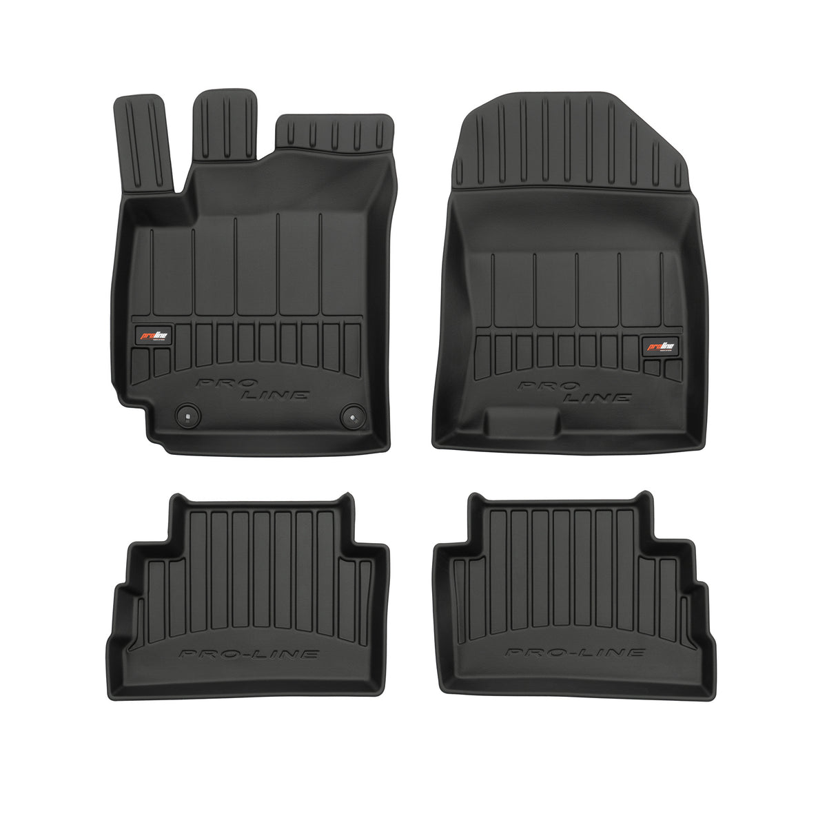 PACK 4 TAPETES BORRACHA PRO-LINE HYUNDAI KONA I 2017-2023