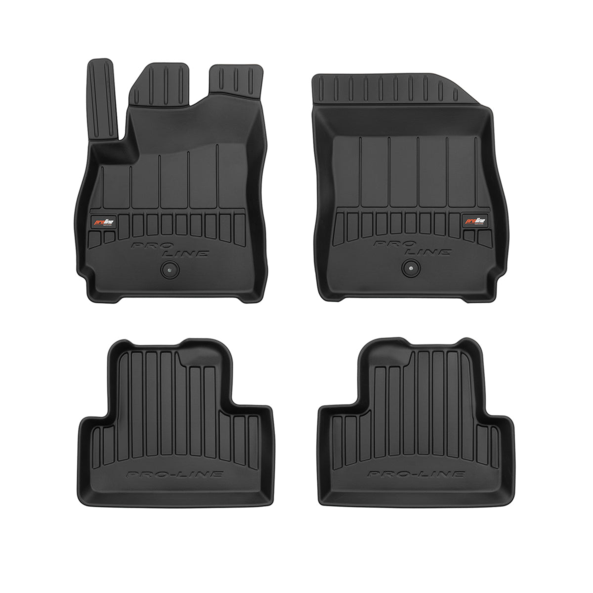 PACK 4 TAPETES BORRACHA PRO-LINE CHEVROLET ORLANDO I 2010-2018