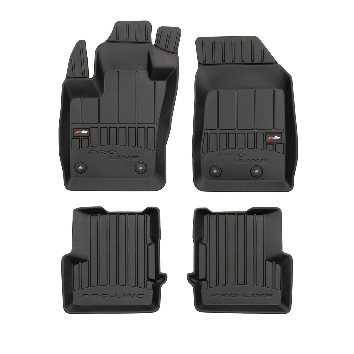 PACK 4 TAPETES BORRACHA PRO-LINE JEEP RENEGADE 2014->