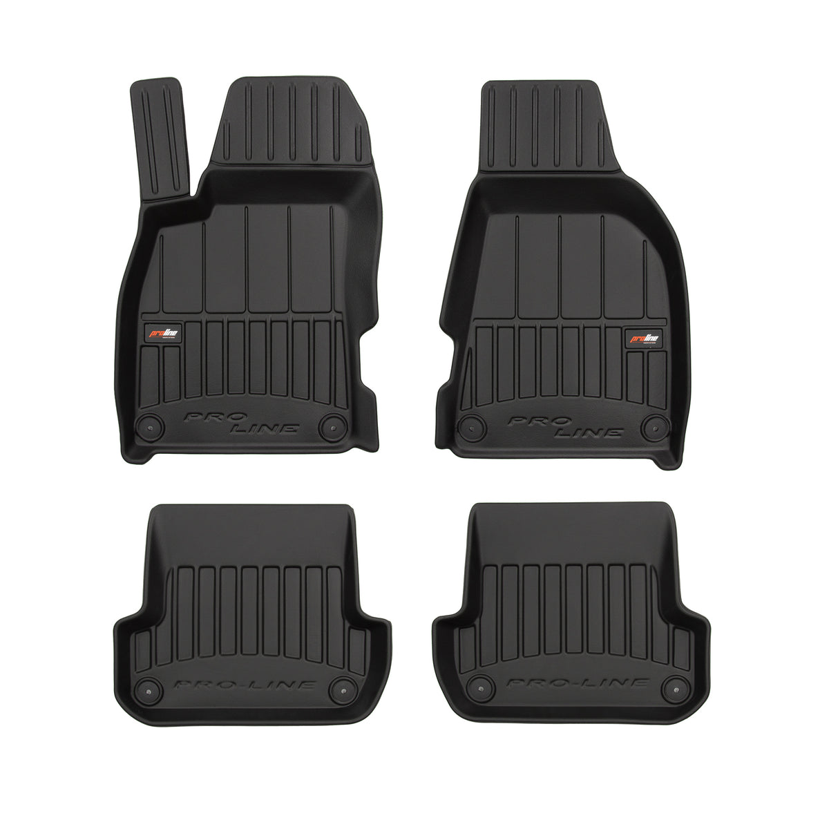 PACK 4 TAPETES BORRACHA PRO-LINE AUDI A4 B6 2000-2006