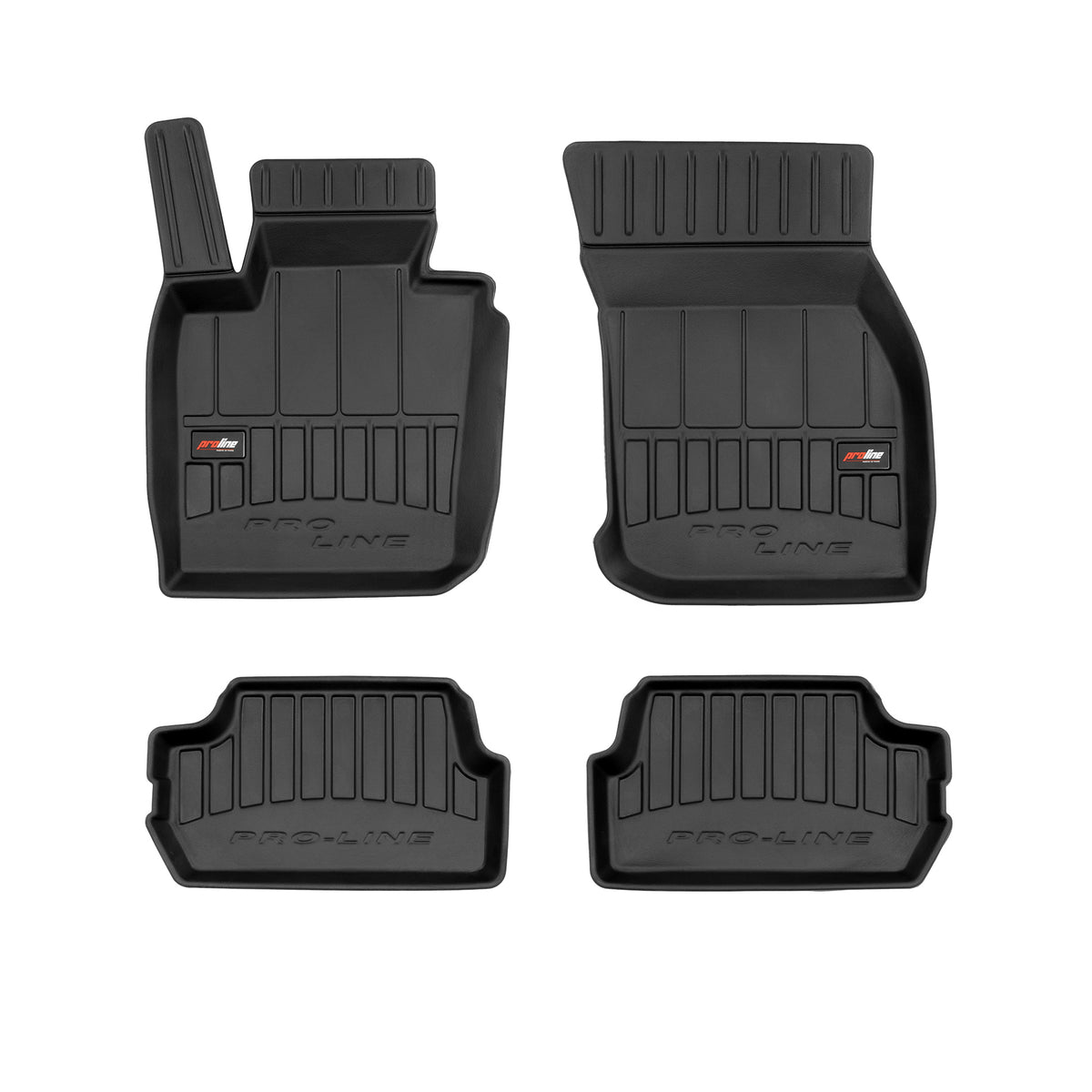 PACK 4 TAPETES BORRACHA PRO-LINE MINI COOPER III 2014-> 3 PORTAS