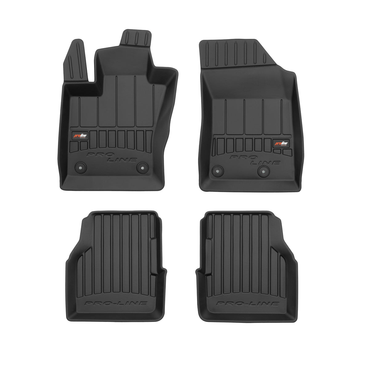 PACK 4 TAPETES BORRACHA PRO-LINE JEEP COMPASS II 2016-2026