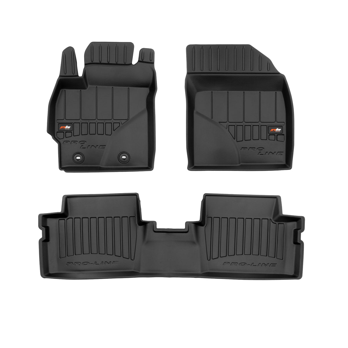 PACK 3 TAPETES BORRACHA PRO-LINE TOYOTA COROLLA X 2006-2013
