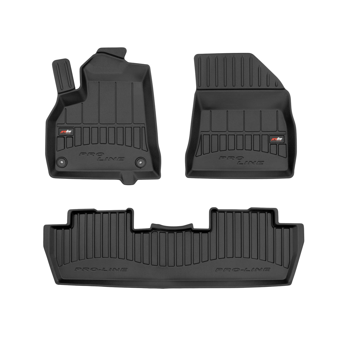 PACK 3 TAPETES BORRACHA PRO-LINE PEUGEOT 5008 I 2009-2017