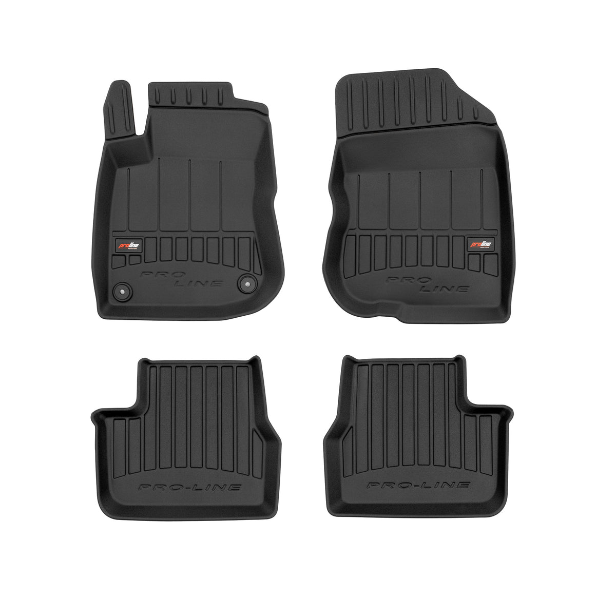 PACK 4 TAPETES BORRACHA PRO-LINE PEUGEOT 208 I 2012-2019