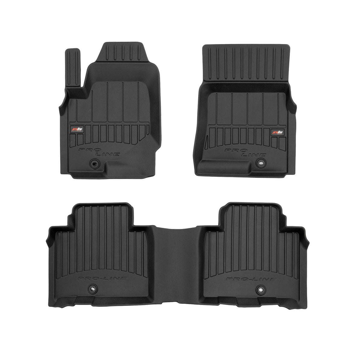 PACK 3 TAPETES BORRACHA PRO-LINE SSANGYONG REXTON IV 2017->