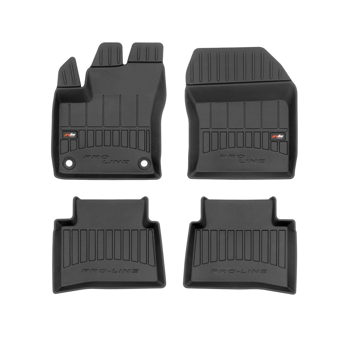 PACK 4 TAPETES BORRACHA PRO-LINE TOYOTA PRIUS IV 2015-2023