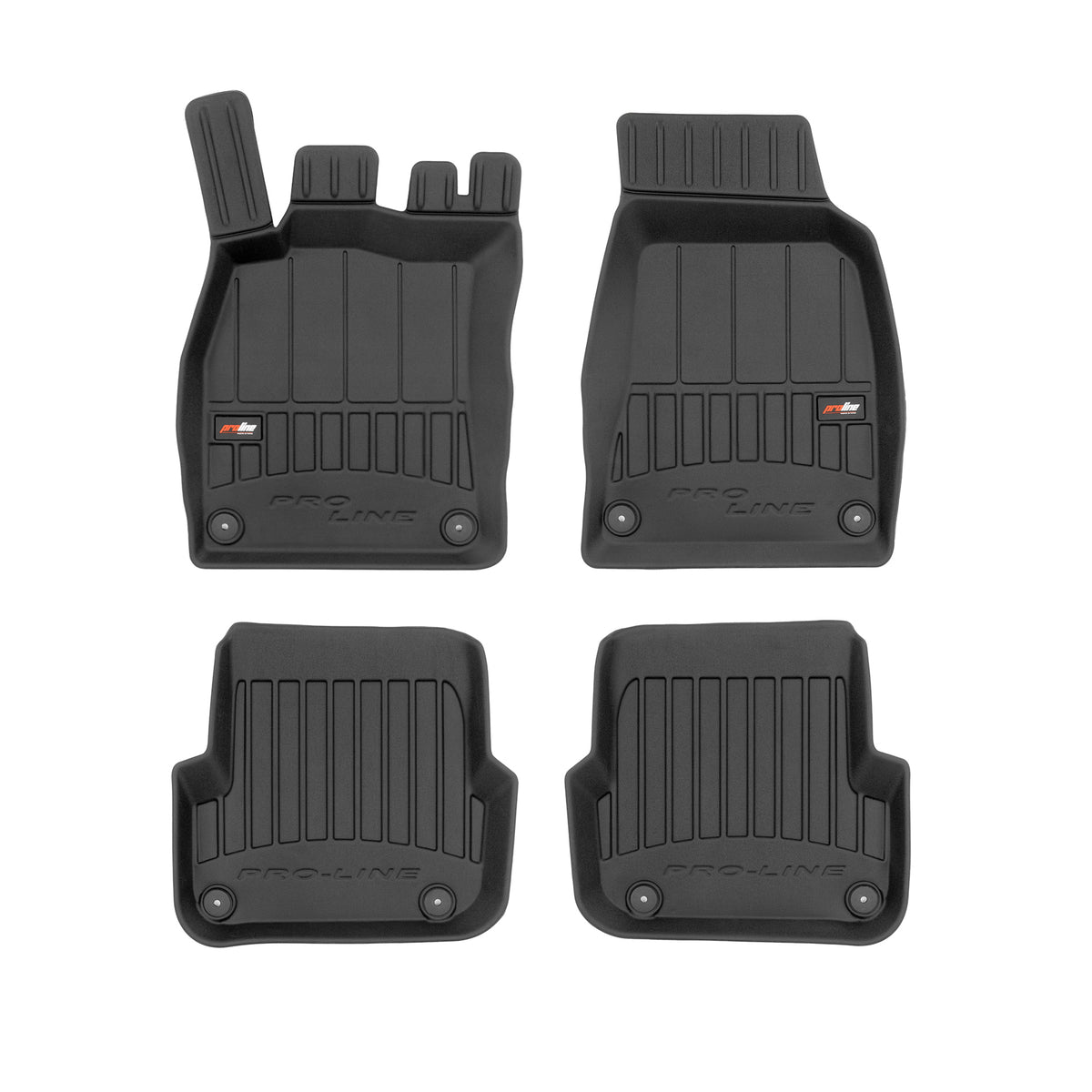 PACK 4 TAPETES BORRACHA PRO-LINE AUDI A6 C6 2006-2011 POS-FACELIFT
