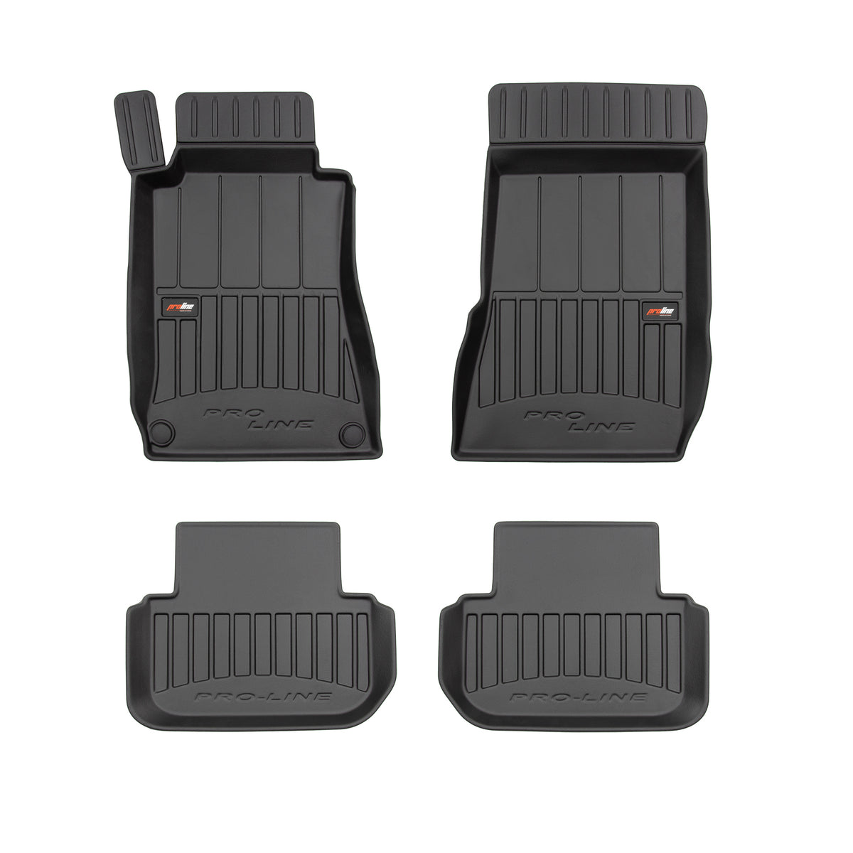 PACK 4 TAPETES BORRACHA PRO-LINE MERCEDES-BENZ CLK C209 2002-2009