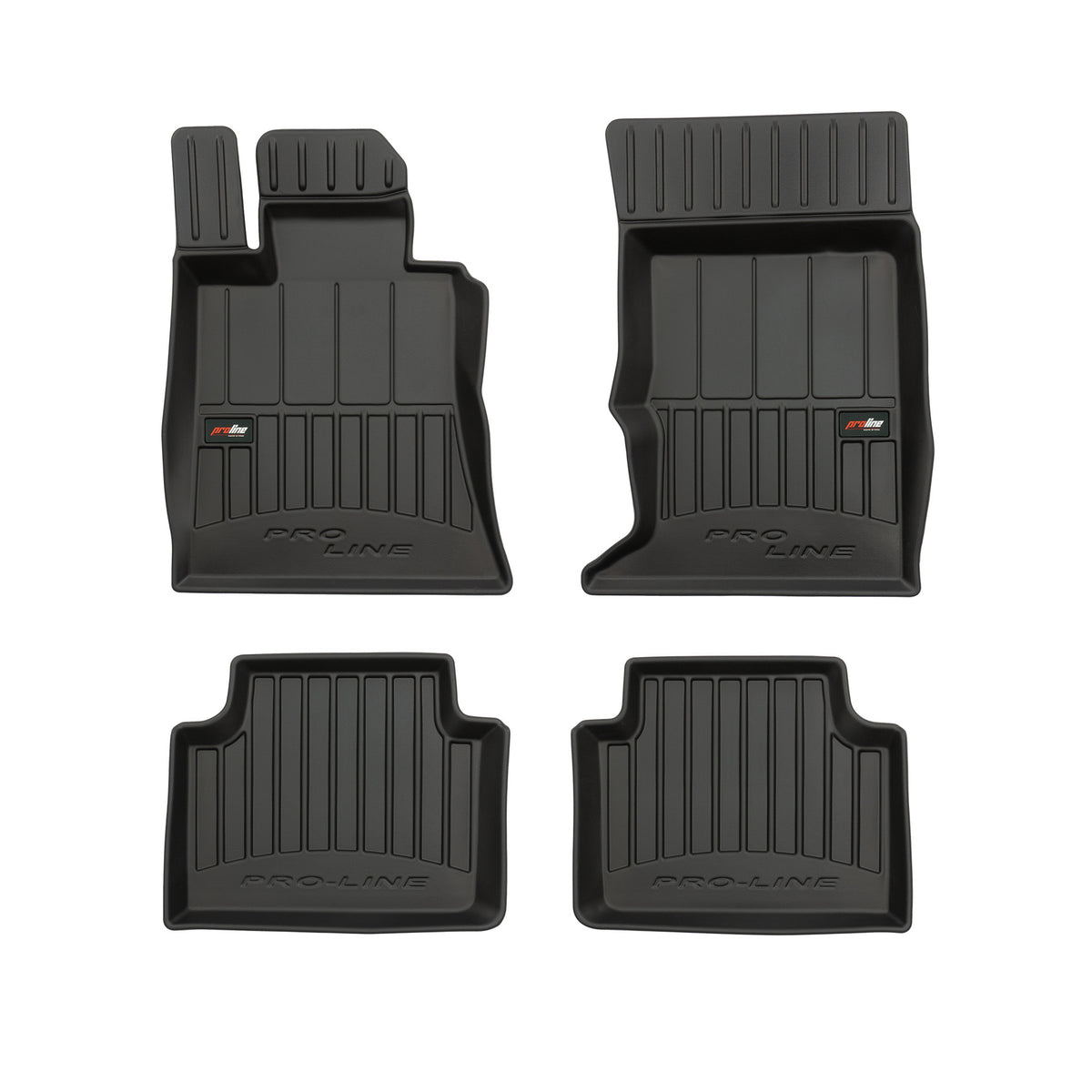 PACK 4 TAPETES BORRACHA PRO-LINE ALFA ROMEO GIULIA 2016-> AWD