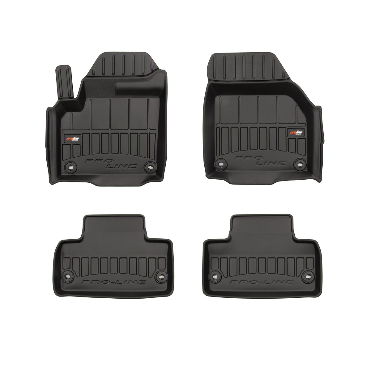 PACK 4 TAPETES BORRACHA PRO-LINE LAND ROVER RANGE ROVER EVOQUE I 2011-2018