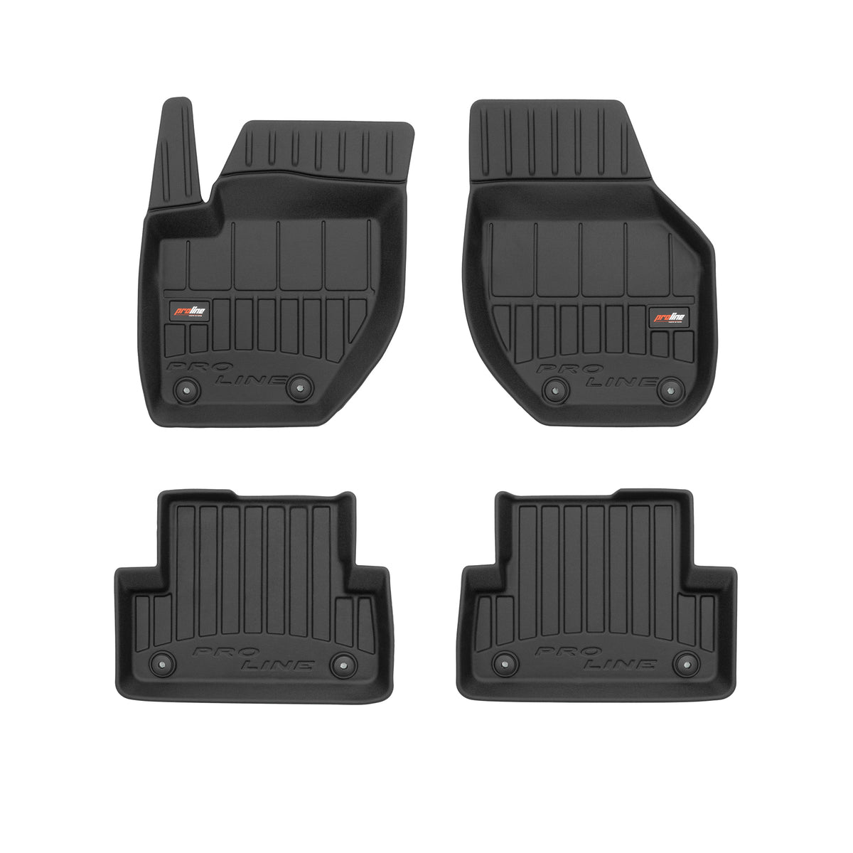PACK 4 TAPETES BORRACHA PRO-LINE VOLVO V40 II 2012-2019