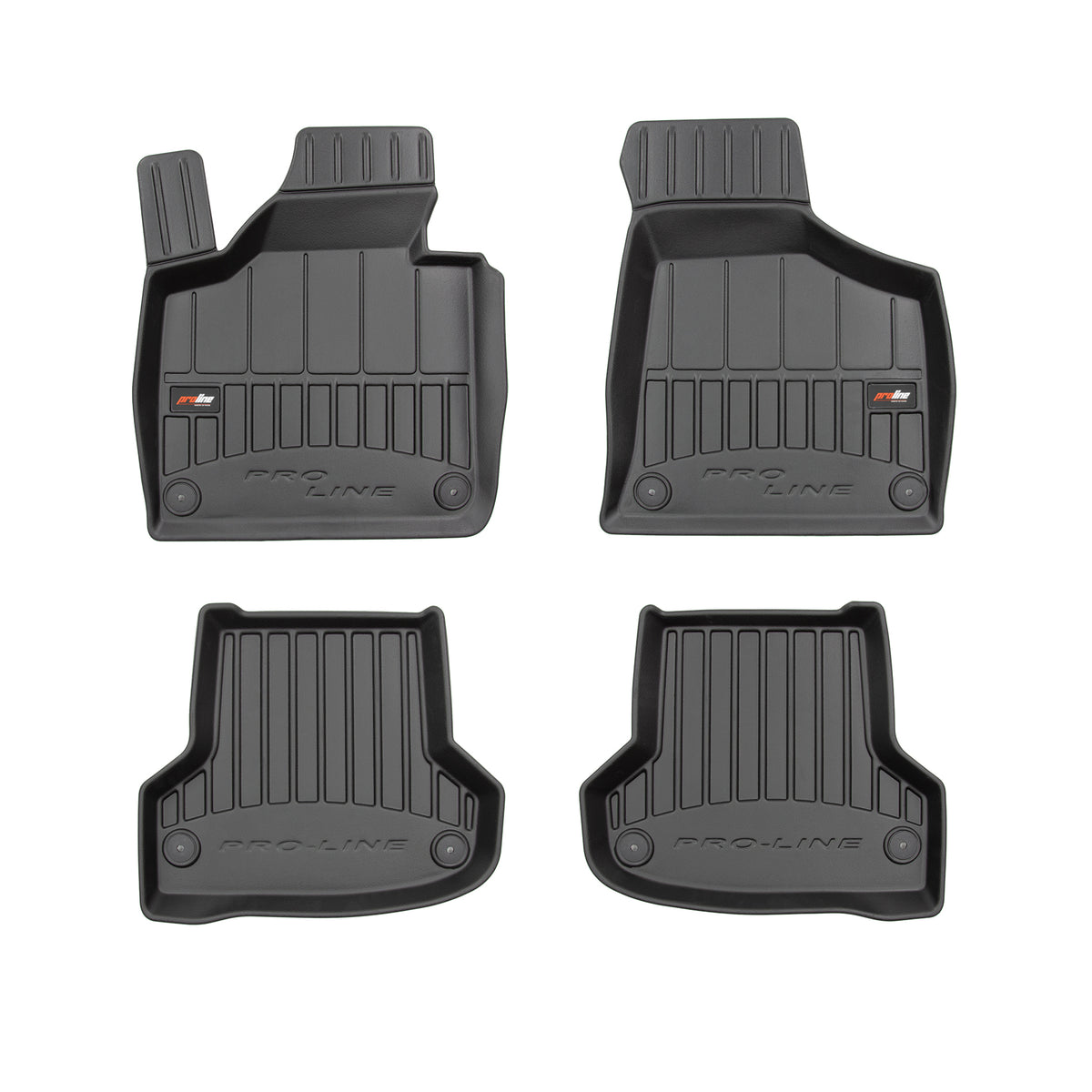 PACK 4 TAPETES BORRACHA PRO-LINE AUDI RS3 8P 2003-2013