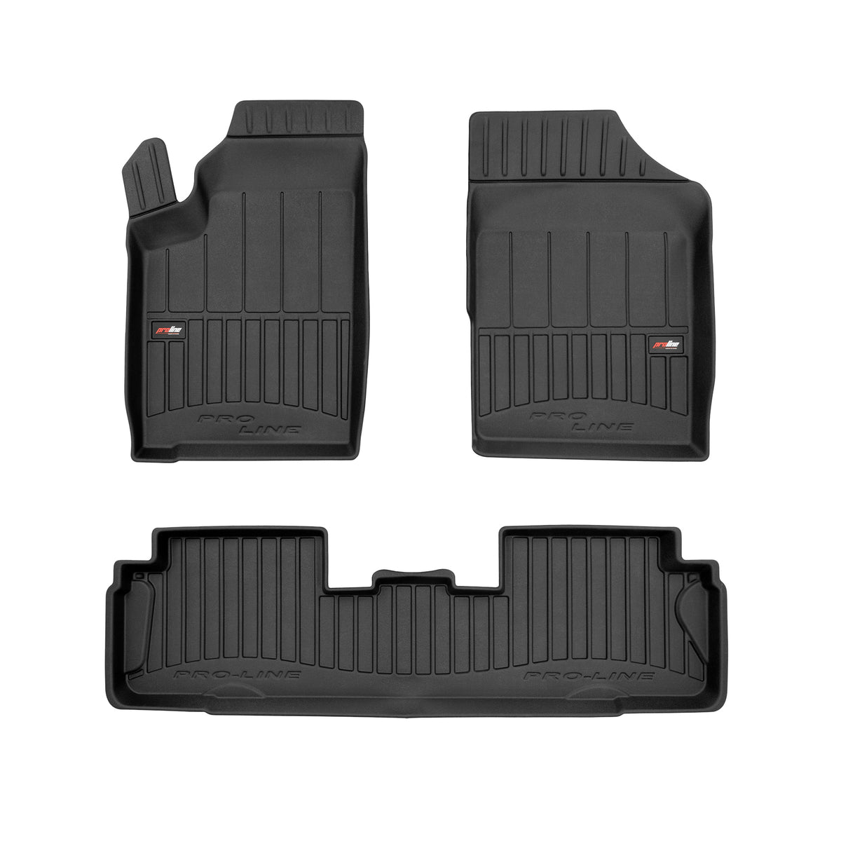 PACK 3 TAPETES BORRACHA PRO-LINE PEUGEOT PARTNER I 1996-2010