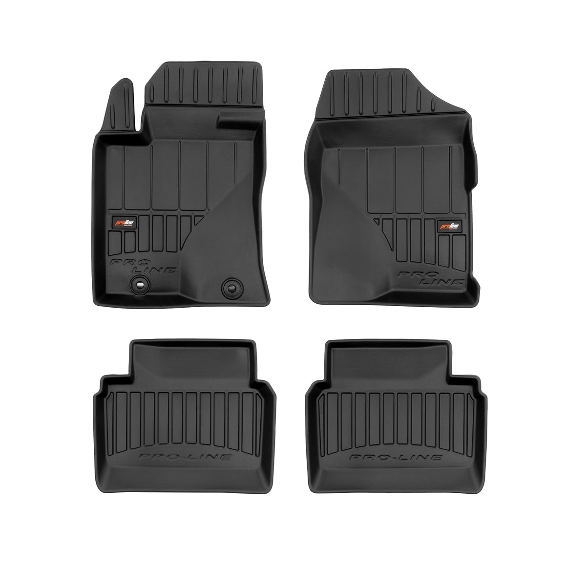 PACK 4 TAPETES BORRACHA PRO-LINE TOYOTA AVENSIS II 2003-2009