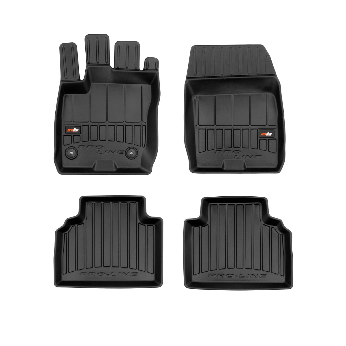 PACK 4 TAPETES BORRACHA PRO-LINE FORD TOURNEO COURIER 2014-2023
