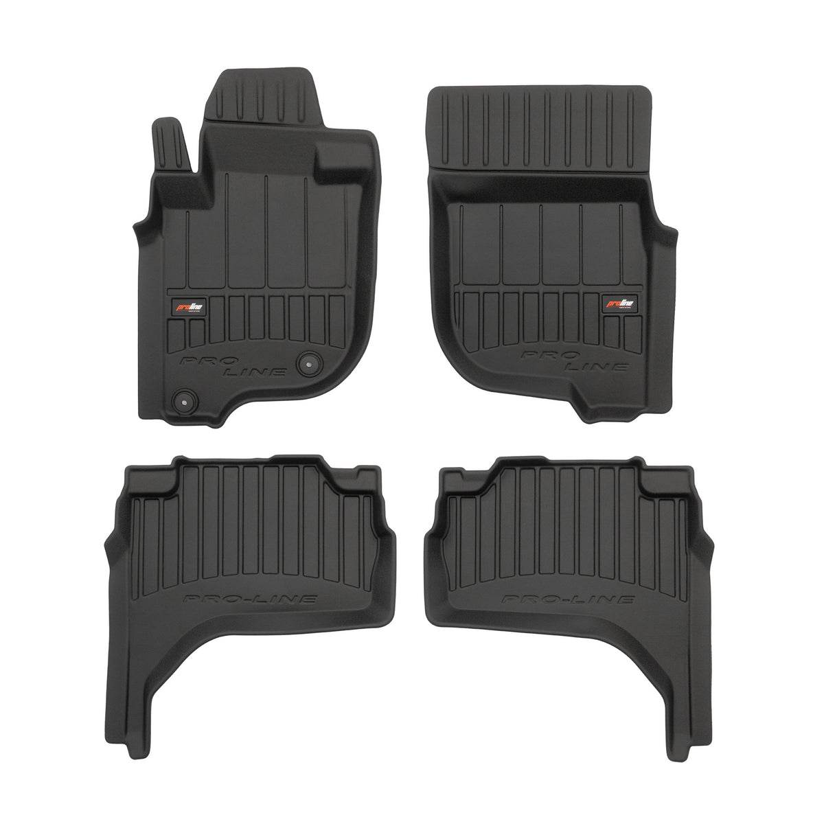 PACK 4 TAPETES BORRACHA PRO-LINE MITSUBISHI L200 VI 2019->
