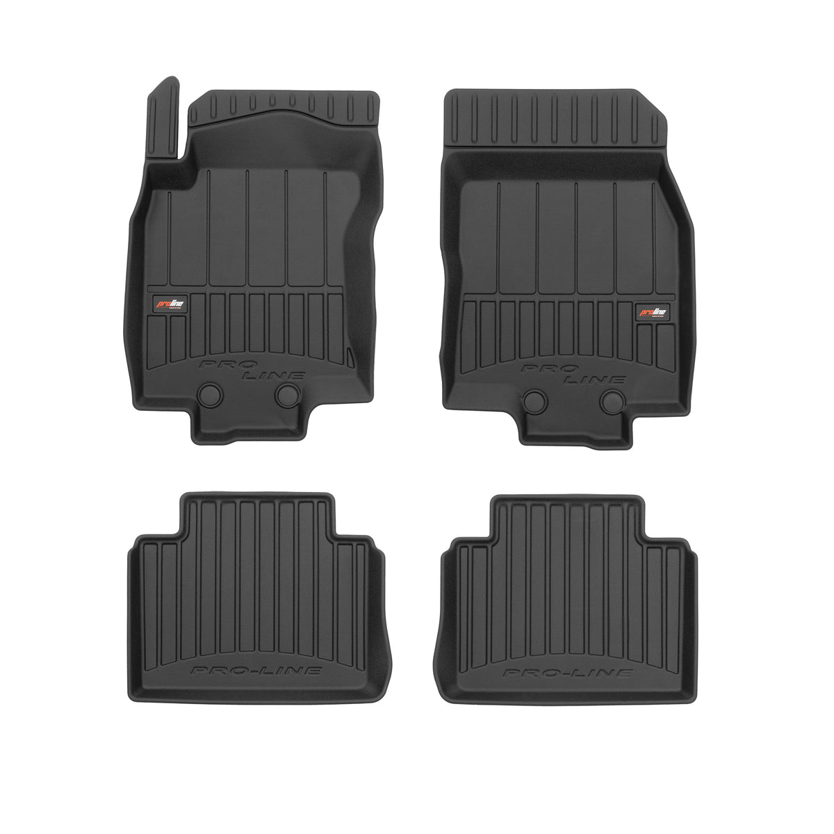PACK 4 TAPETES BORRACHA PRO-LINE NISSAN X-TRAIL III 2017-2021 POS-FACELIFT