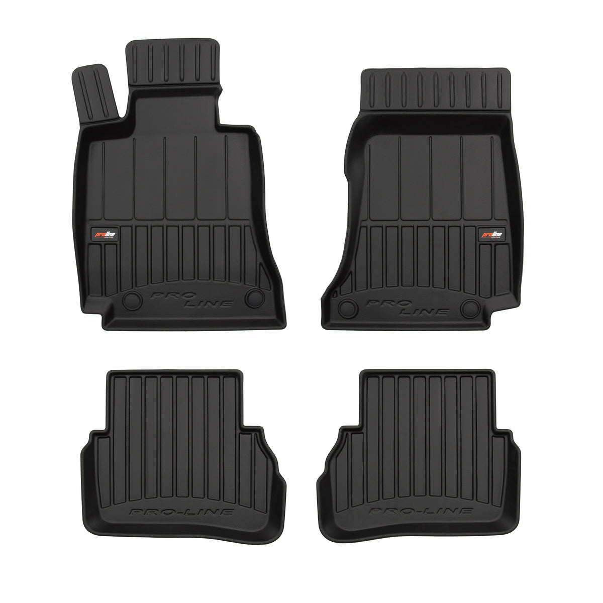 PACK 4 TAPETES BORRACHA PRO-LINE MERCEDES-BENZ CLASSE C W205 2014-2021