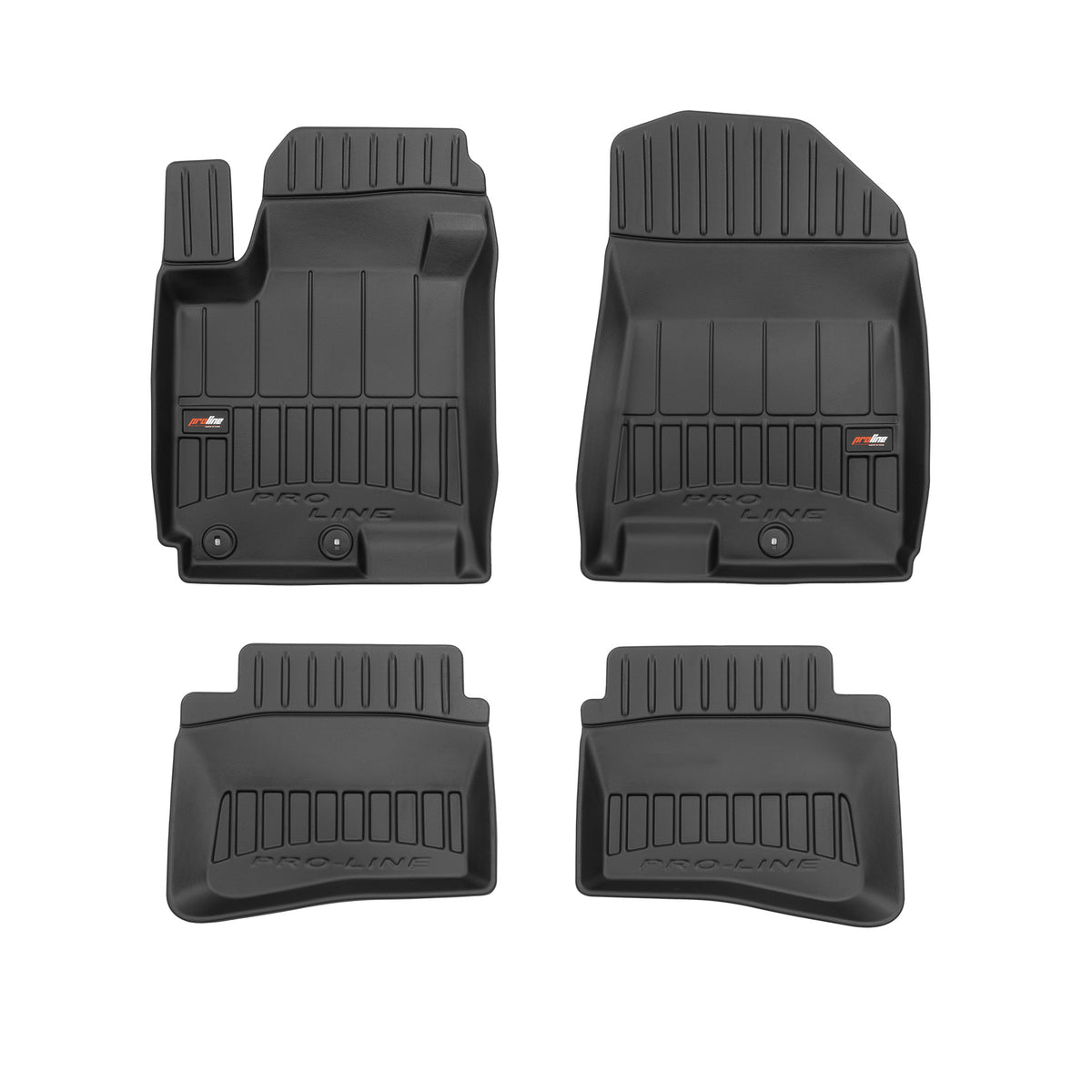 PACK 4 TAPETES BORRACHA PRO-LINE HYUNDAI I20 II 2014-2020