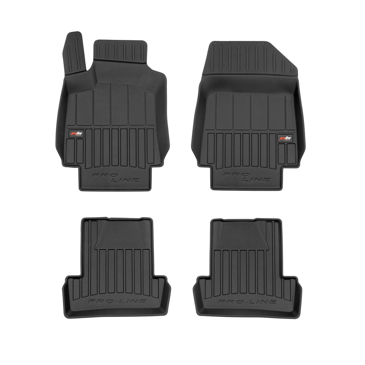 PACK 4 TAPETES BORRACHA PRO-LINE RENAULT CLIO III 2005-2012