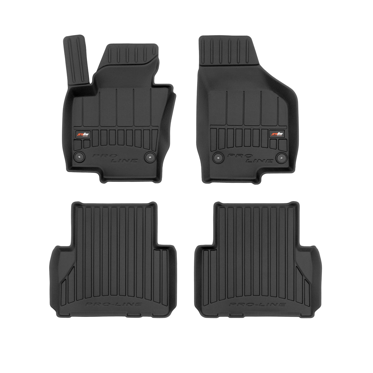 PACK 4 TAPETES BORRACHA PRO-LINE VOLKSWAGEN SHARAN II 2010-2022