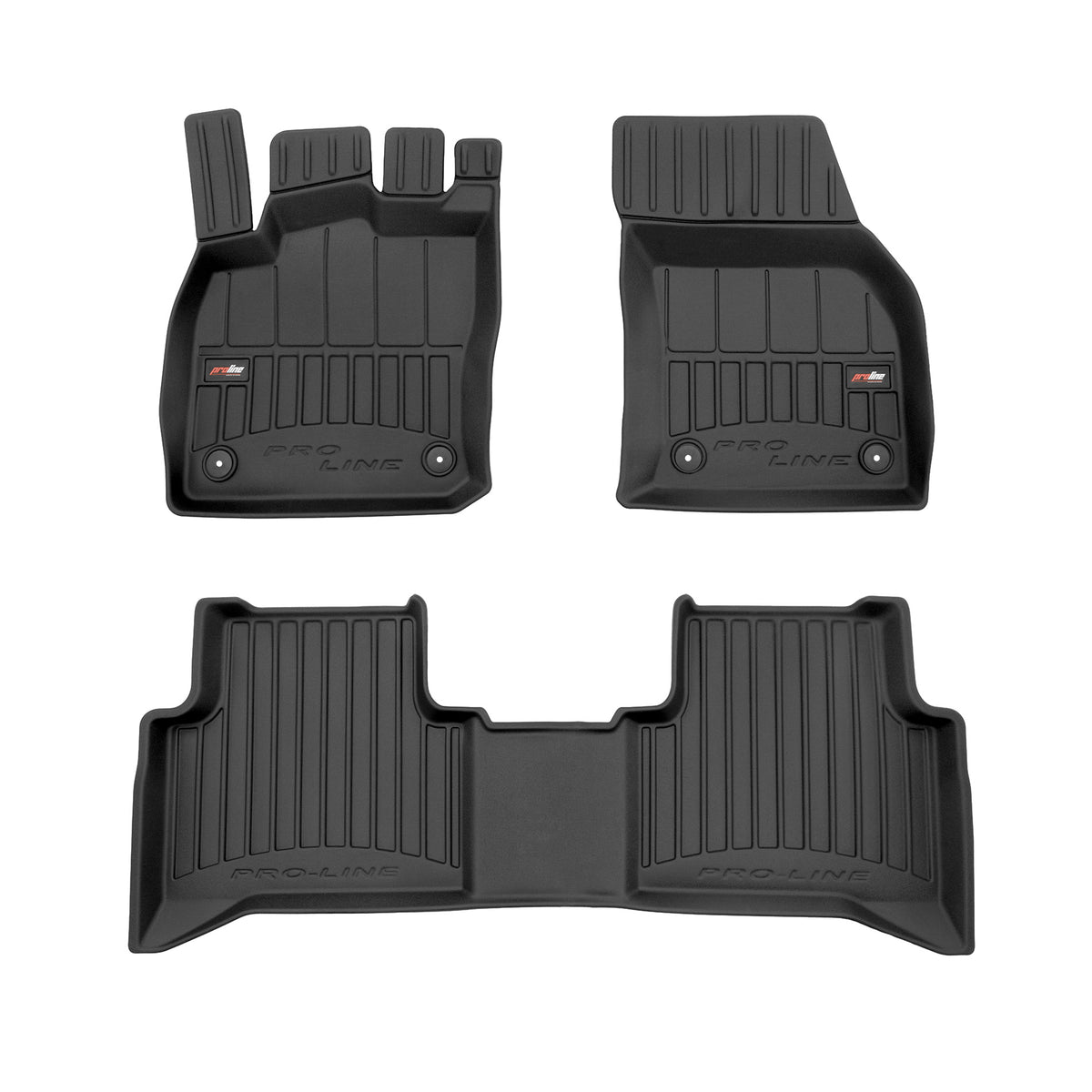 PACK 3 TAPETES BORRACHA PRO-LINE VOLKSWAGEN TOURAN II 2015->