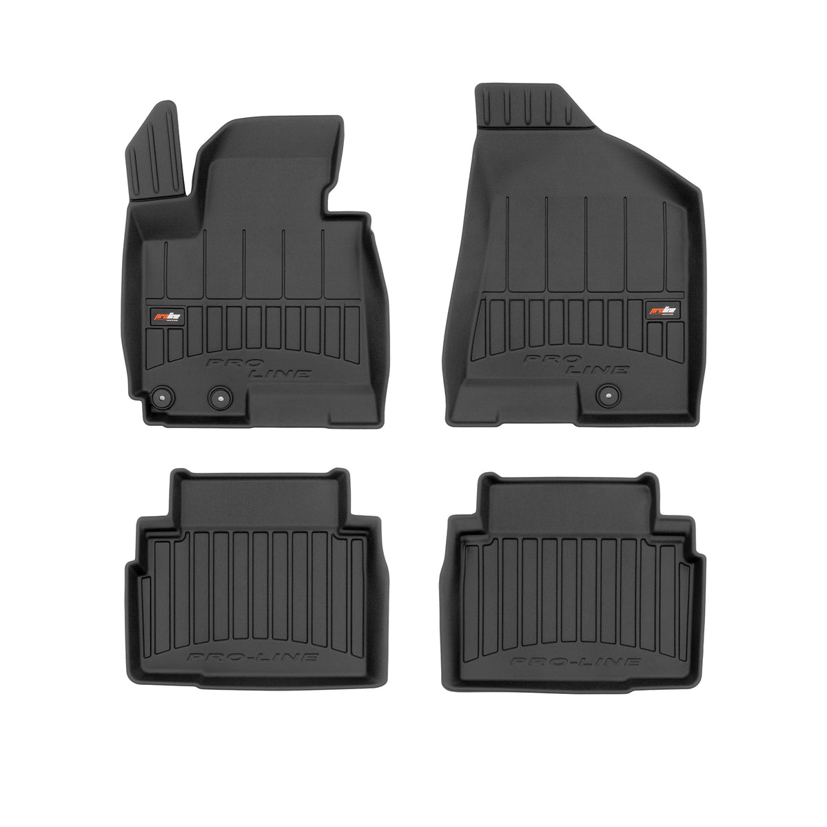 PACK 4 TAPETES BORRACHA PRO-LINE KIA SPORTAGE III 2010-2015