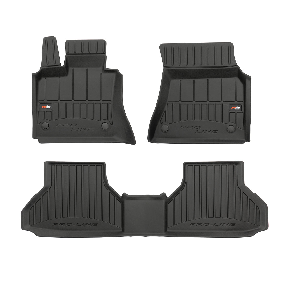 PACK 3 TAPETES BORRACHA PRO-LINE BMW X6 E71 2007-2014