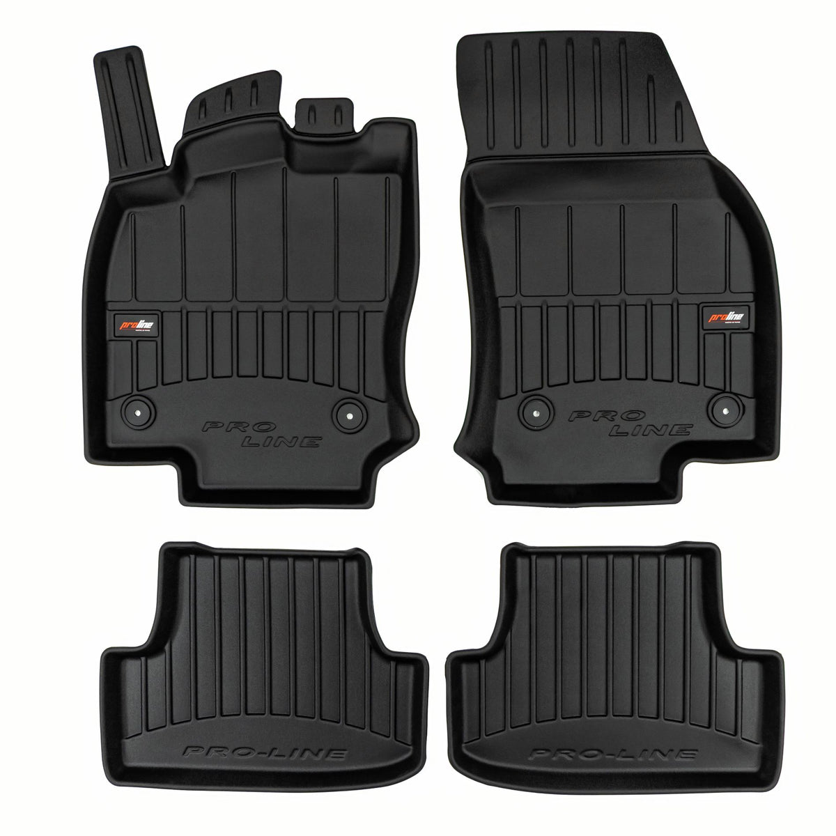 PACK 4 TAPETES BORRACHA PRO-LINE VOLKSWAGEN T-ROC I 2017-2025