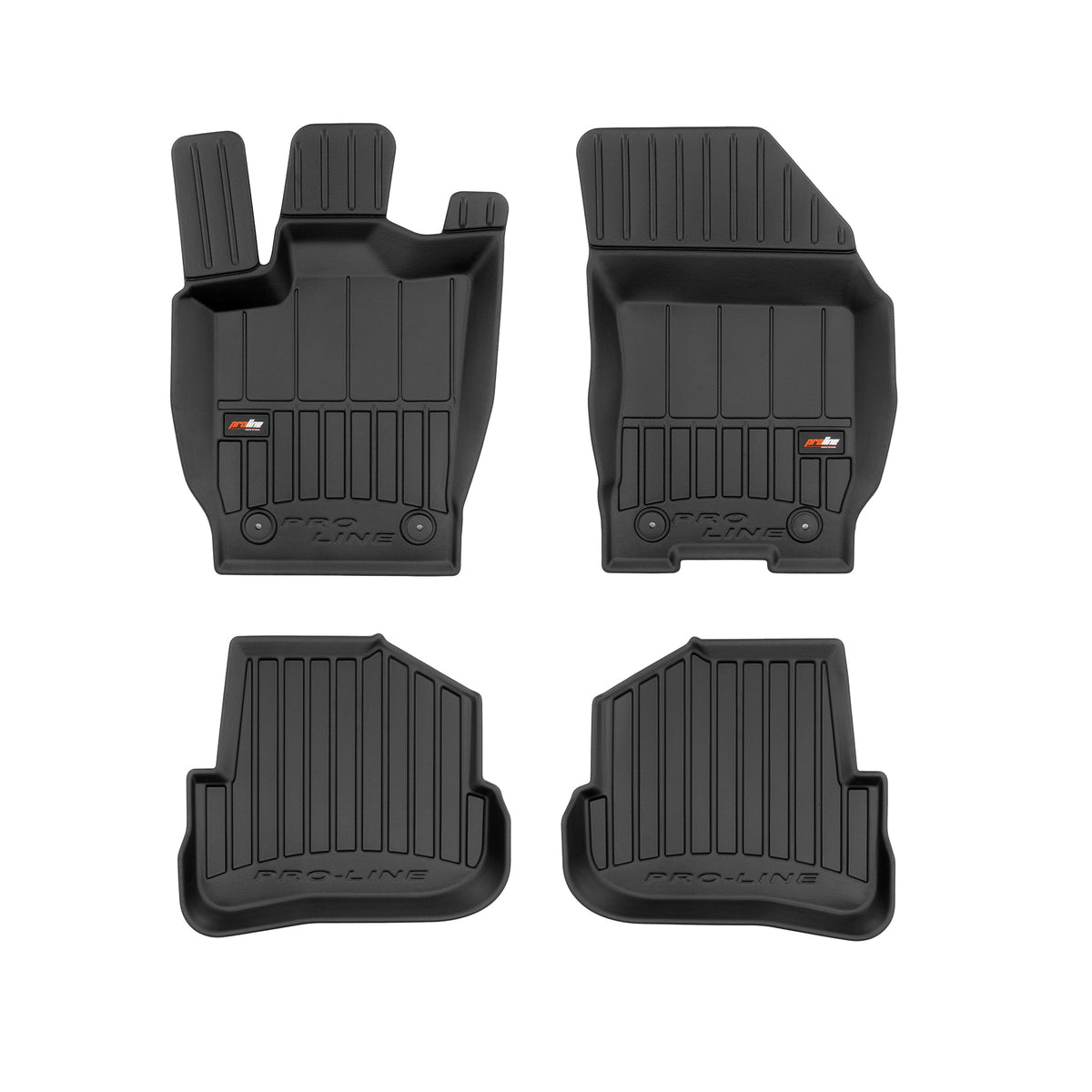 PACK 3 TAPETES BORRACHA PRO-LINE AUDI A1 SPORTBACK 8X 2012-2014 5 PORTAS PRE-FACELIFT