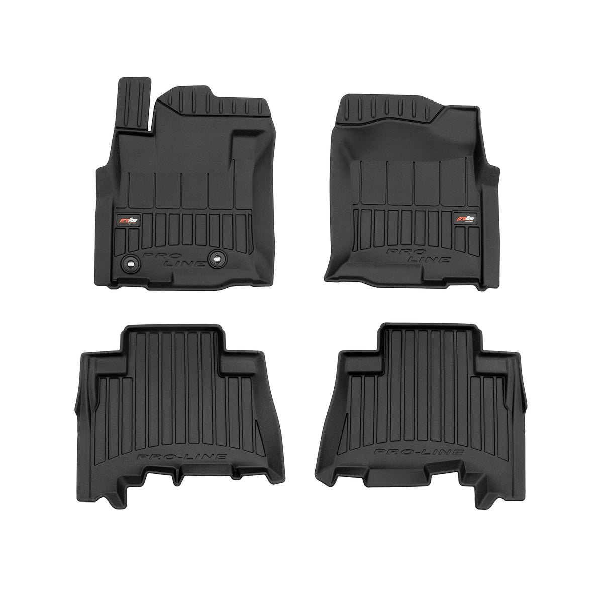PACK 4 TAPETES BORRACHA PRO-LINE TOYOTA LAND CRUISER J200 2007-> 5 PORTAS