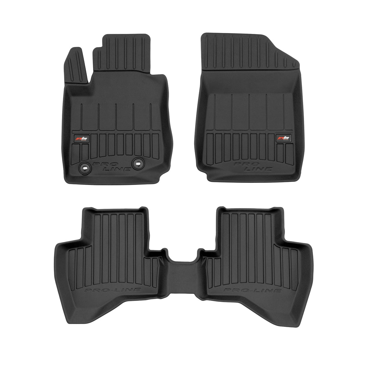 PACK 3 TAPETES BORRACHA PRO-LINE TOYOTA AYGO II 2014-2022