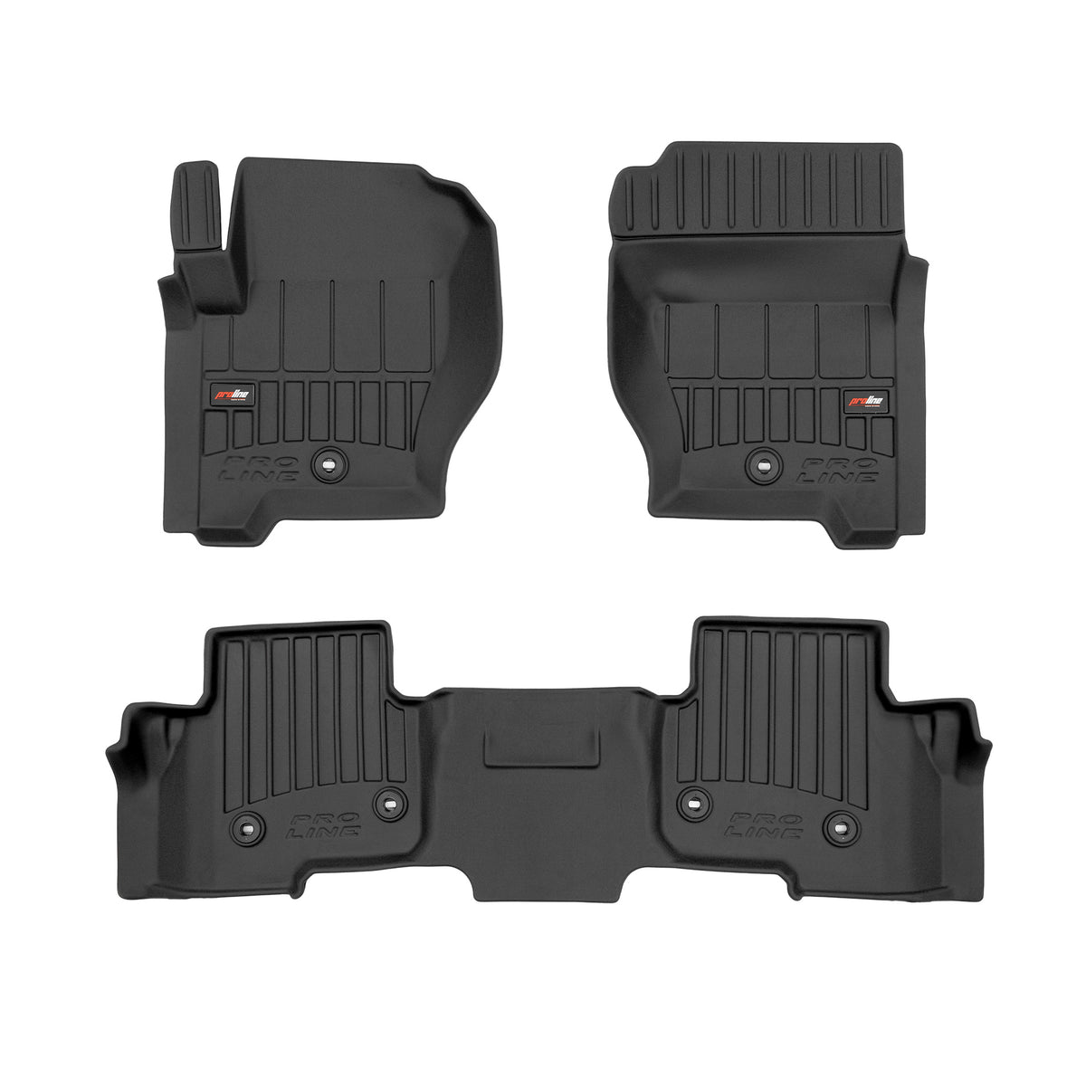 PACK 3 TAPETES BORRACHA PRO-LINE LAND ROVER DISCOVERY IV 2009-2016