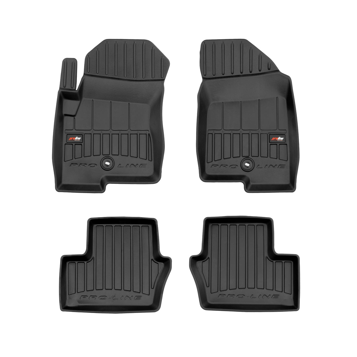 PACK 4 TAPETES BORRACHA PRO-LINE JEEP COMPASS I 2006-2016