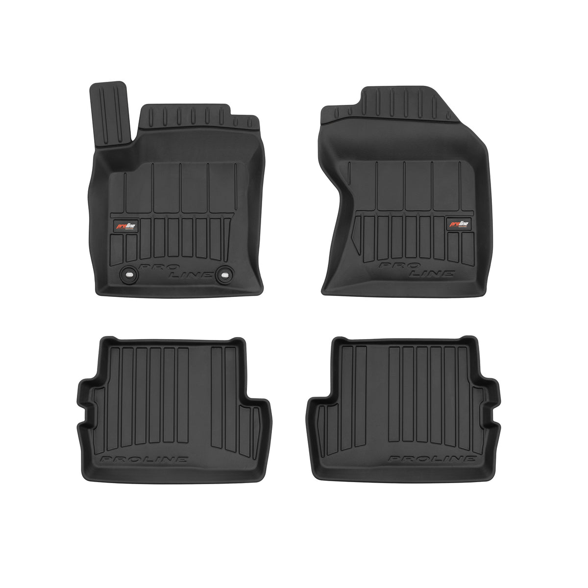 PACK 4 TAPETES BORRACHA PRO-LINE FORD FOCUS I 1998-2004