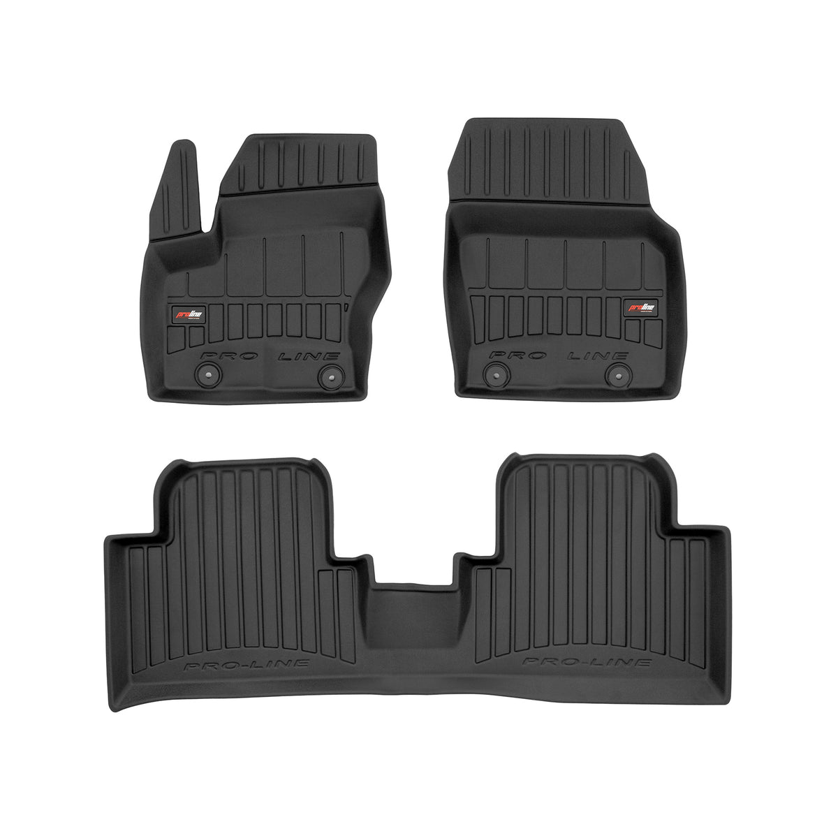PACK 3 TAPETES BORRACHA PRO-LINE FORD GRAND C-MAX 2010-2019