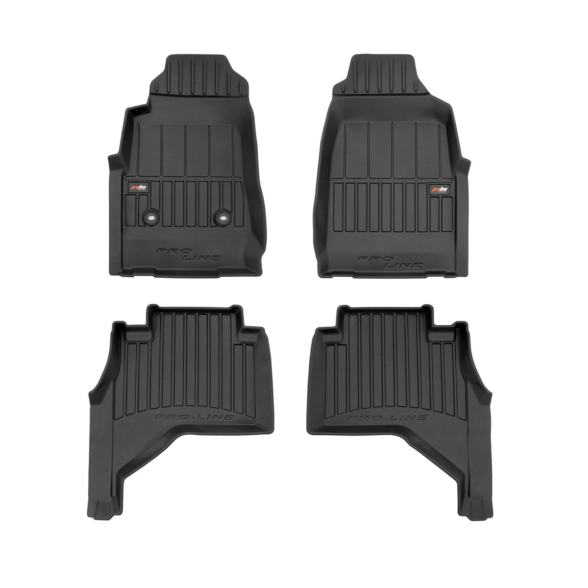 PACK 4 TAPETES BORRACHA PRO-LINE ISUZU D-MAX II 2011-2019